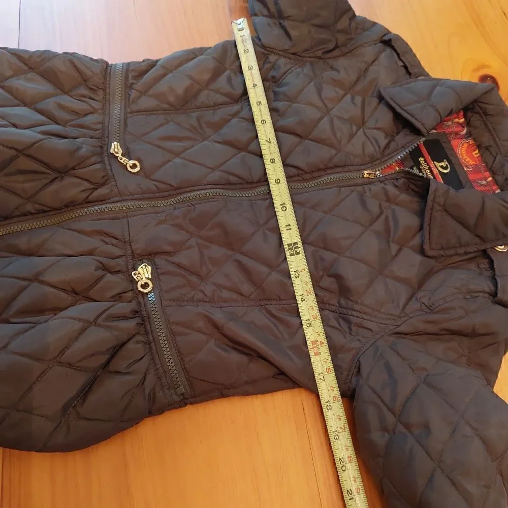 Dollhouse girls jacket size M dark green